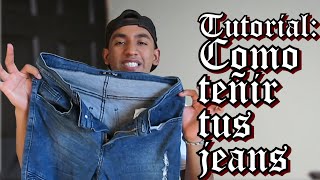 Tutorial COMO TEÑIR UNOS JEANS  Mosh Moshan [upl. by Treb]