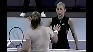 Anna Kournikova vs Jennifer Capriati 2000 YEC R1 Highlights [upl. by Gaspar855]