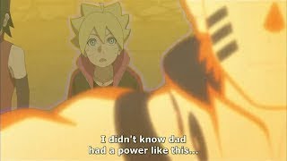 Boruto Saw Naruto On Kurama Mode For First Time Boruto Got Shocked [upl. by Jermyn172]