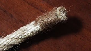 How To Whip The End Of A Rope  Common Whipping Knot [upl. by Edmead708]