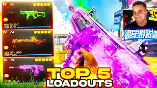 TOP 5 NEW META LOADOUTS in Warzone Rebirth Island Best Class Setups [upl. by Consuelo]