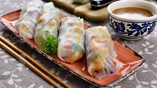 Spring rolls  Pachetele de primavara  JamilaCuisine [upl. by Foote298]