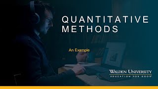 Quantitative Methods An Example [upl. by Neellok]