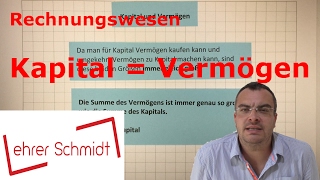 Kapital und Vermögen  Rechnungswesen  Lehrerschmidt [upl. by Nuahsak]