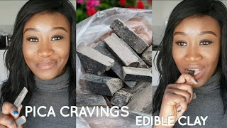 EATING EDIBLE CLAY MABELE LCWE [upl. by Fe]