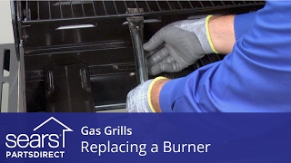 Replacing a Burner on a Gas Grill [upl. by Lertnahs72]