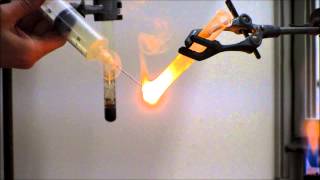 NaCl Synthese  Sodium chloride synthesis Microscale experiment [upl. by Yrekaz]