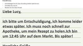 GoetheZertifikat A2 Start Deutsch 2 Beispiele Schreiben Teil 1 und 2 02 [upl. by Elijah]