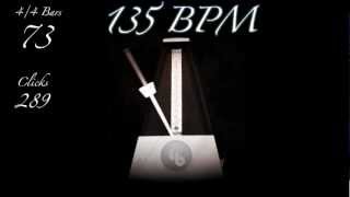 135 BPM Metronome [upl. by Roanne530]