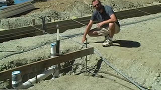 How to Lay Electrical Conduit in Slab Foundation [upl. by Ruyam]