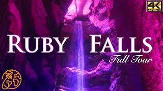 Ruby Falls Chattanooga Tennessee TN Full Tour 4k Underground Water Cave [upl. by Dadivitan]