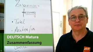 Deutsch Einleitung für eine Zusammenfassung schreiben [upl. by Armalla]