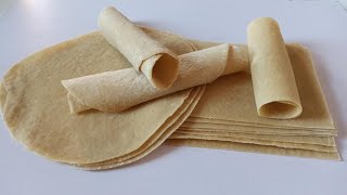 How to Make Egg Roll Wrappers [upl. by Thier869]