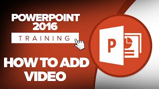 How to Add Videos to a Microsoft PowerPoint 2016 Presentation PPT 2016 Tutorials [upl. by Medin399]