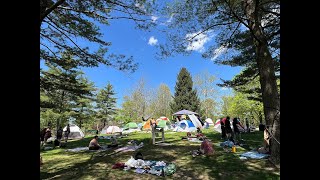 ProPalestinian encampment at SUNY New Paltz [upl. by Eelitan405]