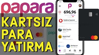 Papara Hesabına Kartsız Para Yatırma ATM den [upl. by Solotsopa390]