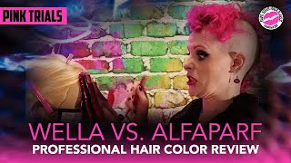 Wella or Alfaparf Best PINK Hair Dyes To Try Now  Professional Hair Color Review [upl. by Bridgid567]