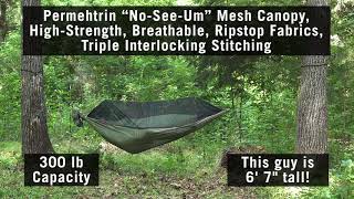 Recondo 1 Jungle Hammock System made by LiteFighter [upl. by Indihar]