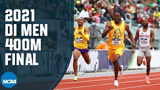 Mens 400m  2021 NCAA track and field championship [upl. by Eiltan]