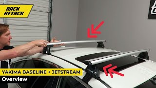 Yakima BaseLine  JetStream Roof Rack Installation And Overview [upl. by Aelsel]