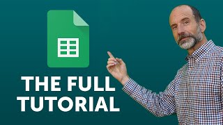 Google Sheets  Full Tutorial [upl. by Aohsoj]